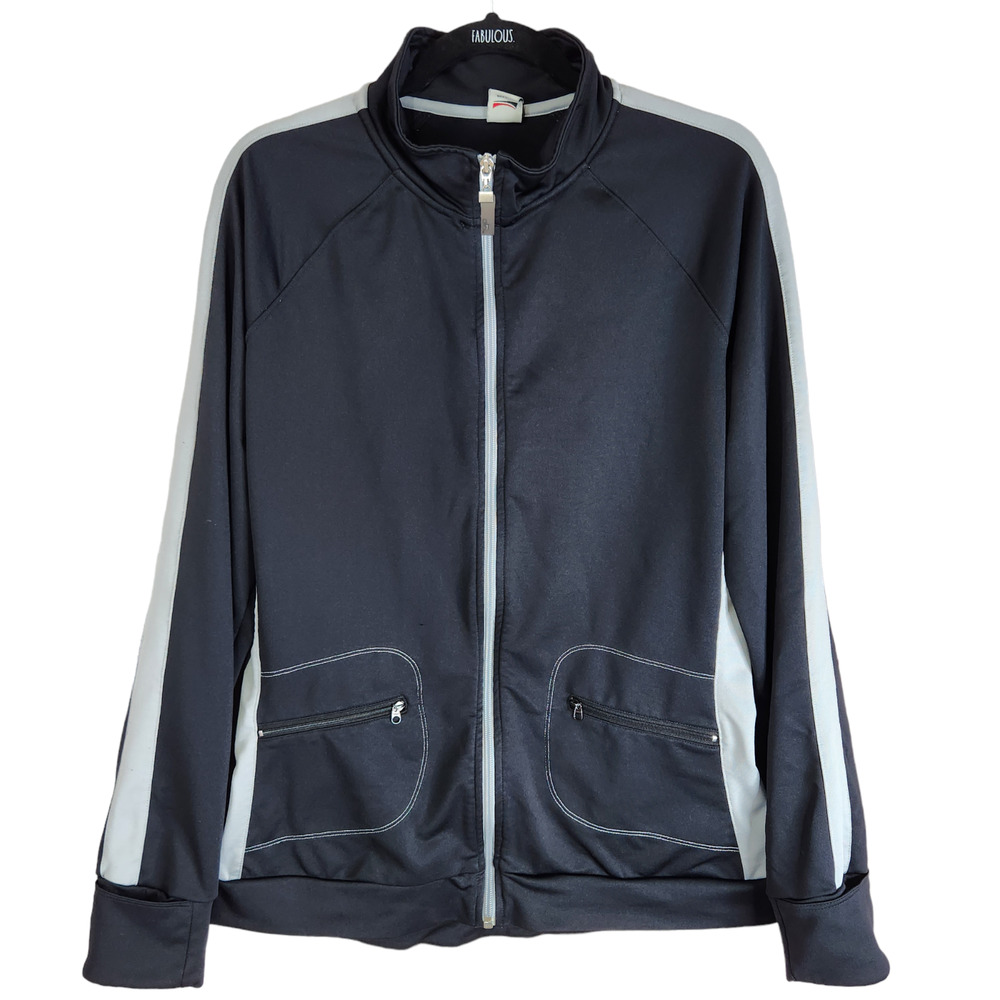 Alo Coolfit Womens Jacket Size XXL Black Athletic Athleisure Workout Yoga
